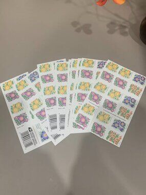 100 pieces Mountain Flora Forever Postage Stamps US Postal USPS Flowers Weddings